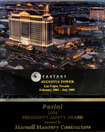 Presidents Safety Award 2004 Presidents Safety Award 2004